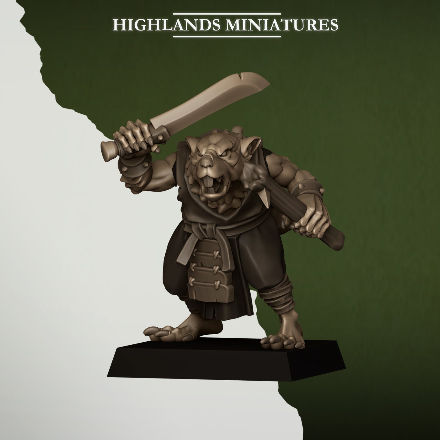 Sewer Vermin Thugs - Sewer Vermin - Highlands Miniatures