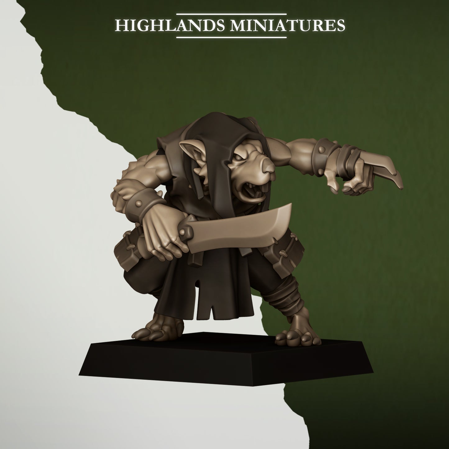 Sewer Vermin Thugs - Sewer Vermin - Highlands Miniatures