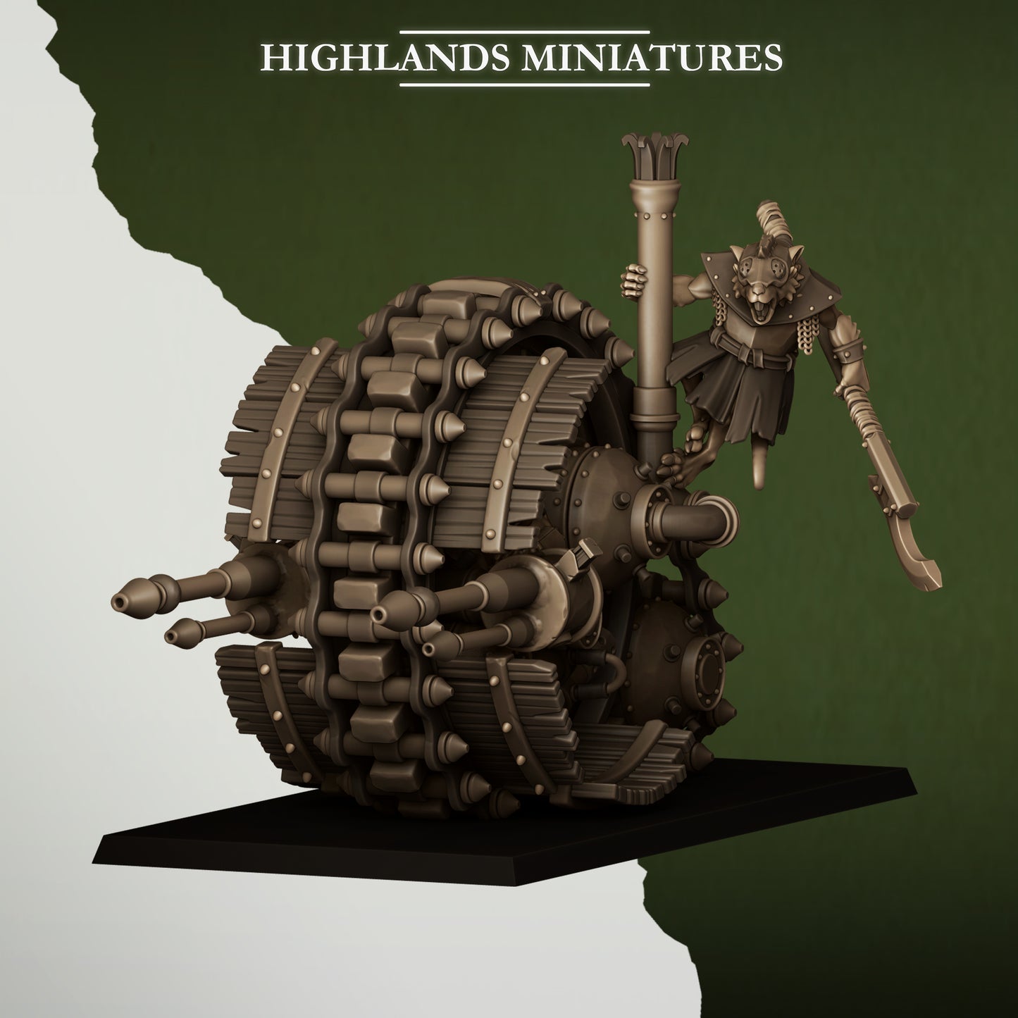 Sewer Vermin Wheeled Engine - Sewer Vermin - Highlands Miniatures