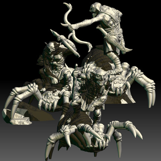Troglodyte Spider Riders - KzK Minis
