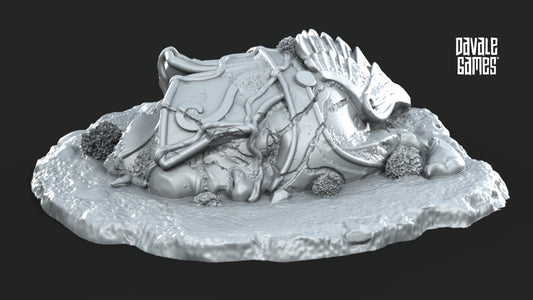 Swan Warrior Head Scenery - Davale Games