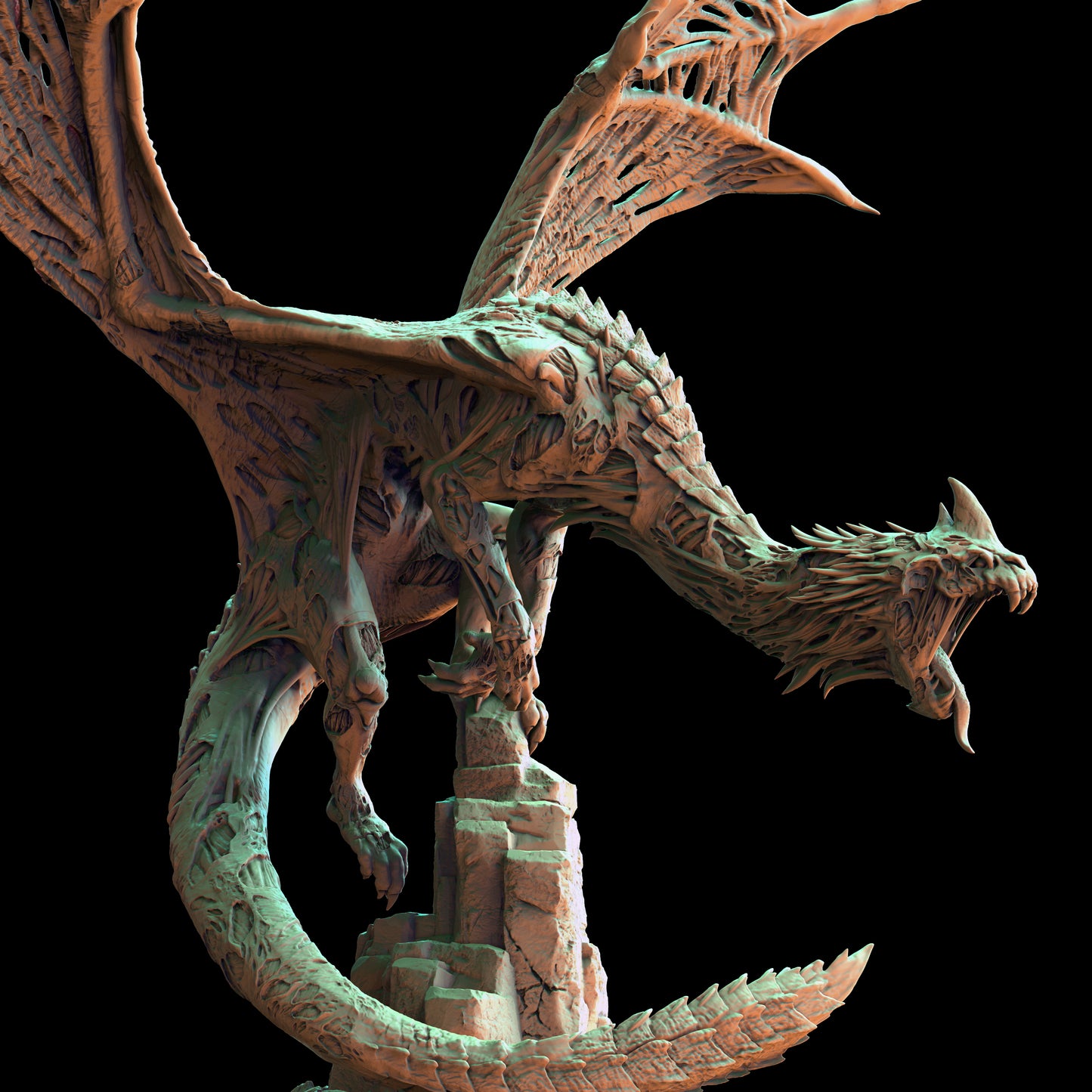 Undead Blue Dragon - Blue Giant Studios (World of Dragons 4)