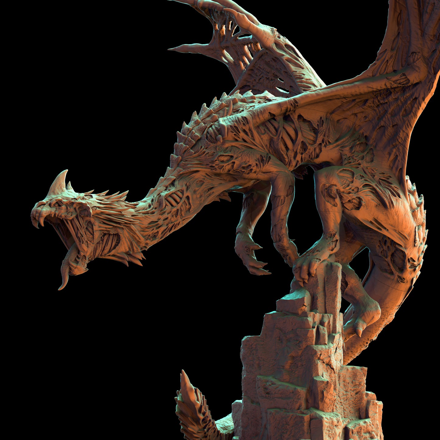 Undead Blue Dragon - Blue Giant Studios (World of Dragons 4)