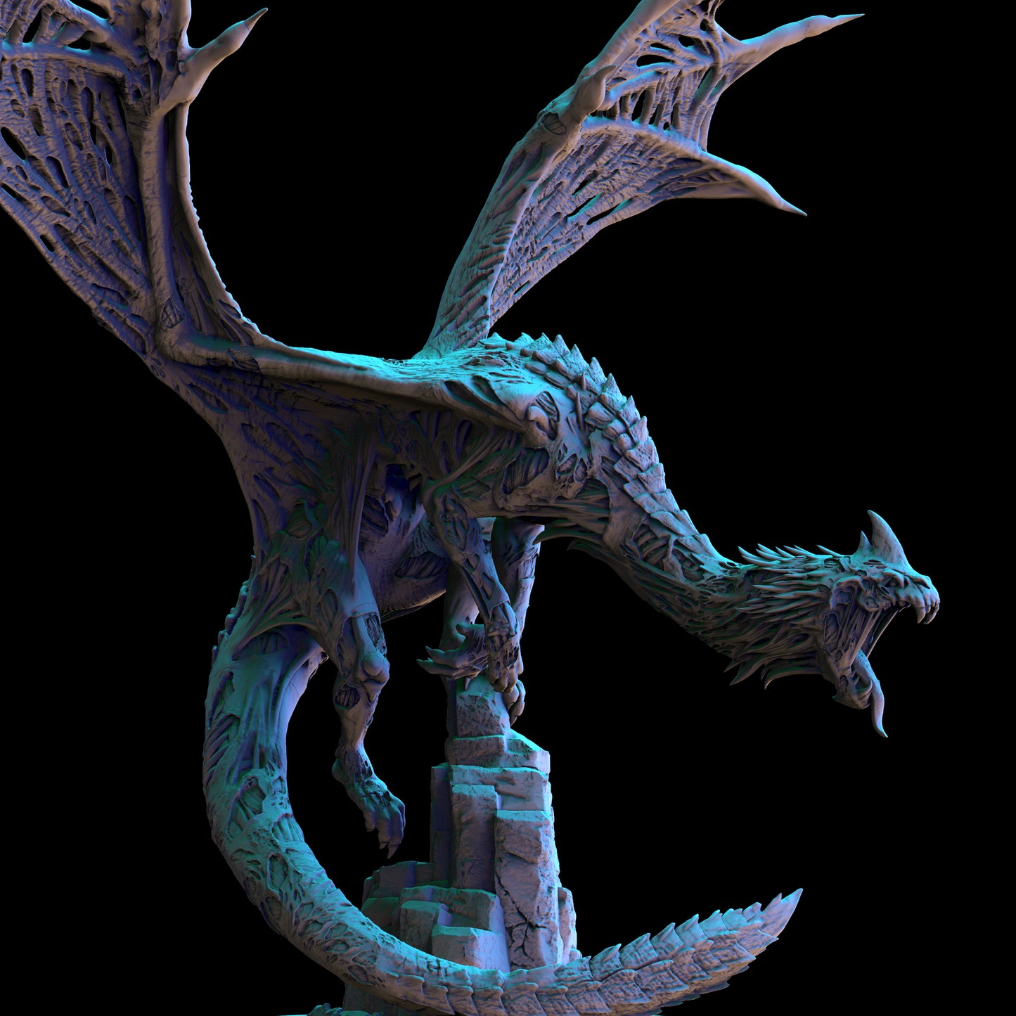 Undead Blue Dragon - Blue Giant Studios (World of Dragons 4)