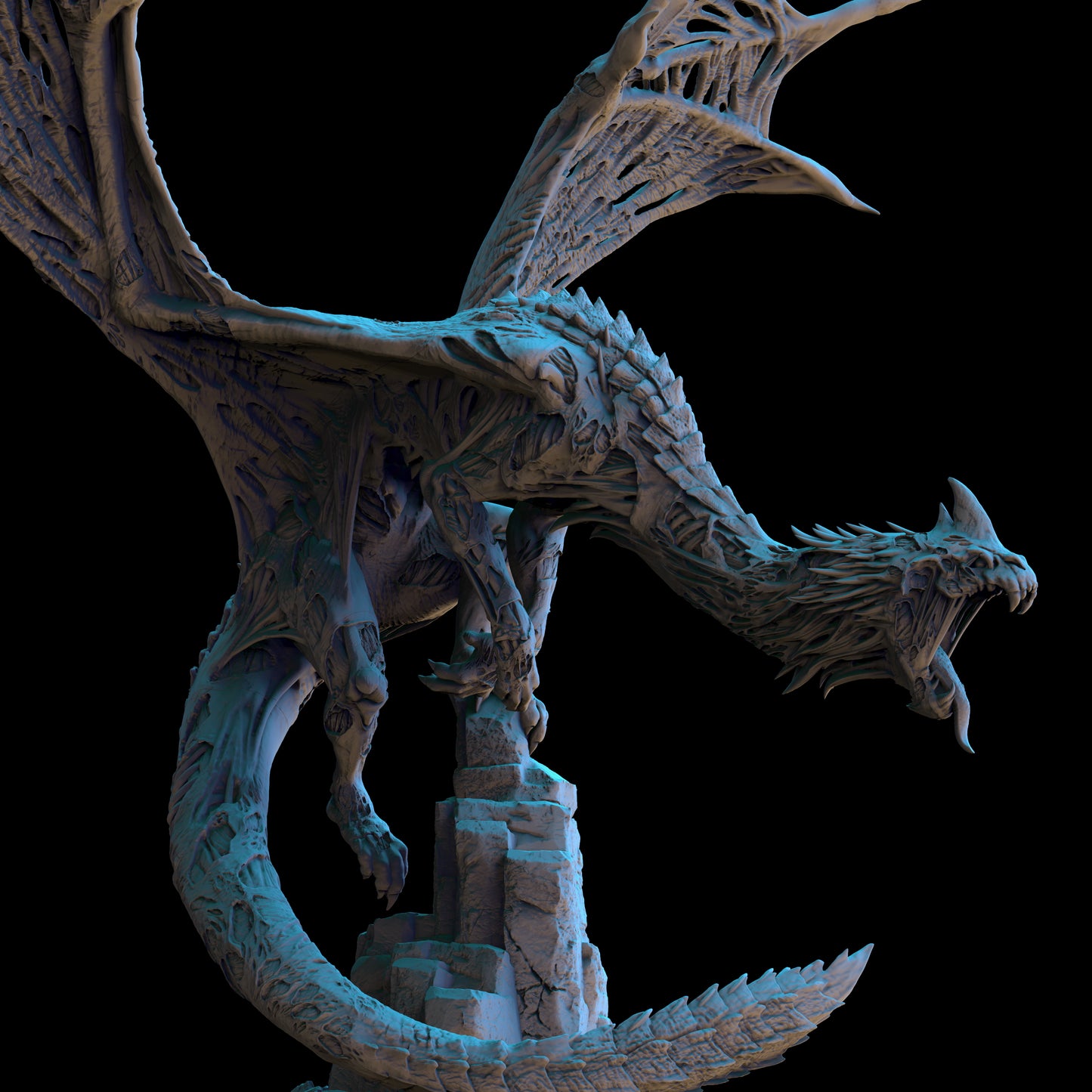 Undead Blue Dragon - Blue Giant Studios (World of Dragons 4)