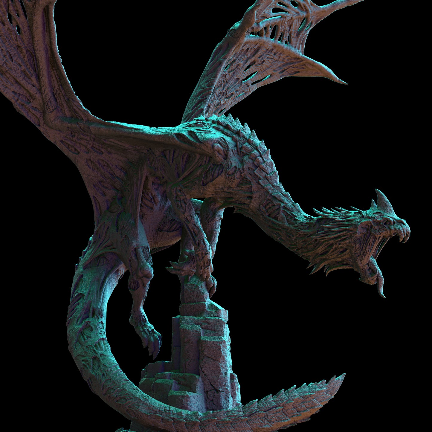 Undead Blue Dragon - Blue Giant Studios (World of Dragons 4)