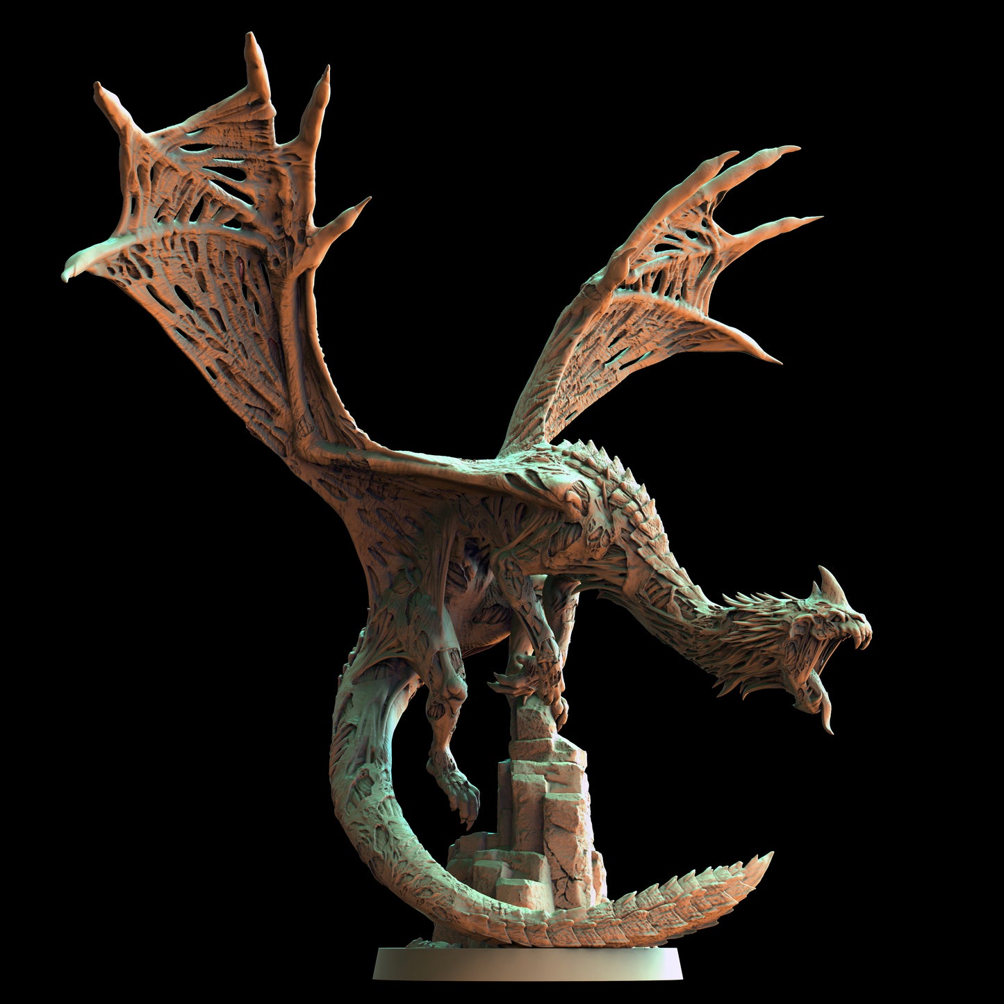 Undead Blue Dragon - Blue Giant Studios (World of Dragons 4)
