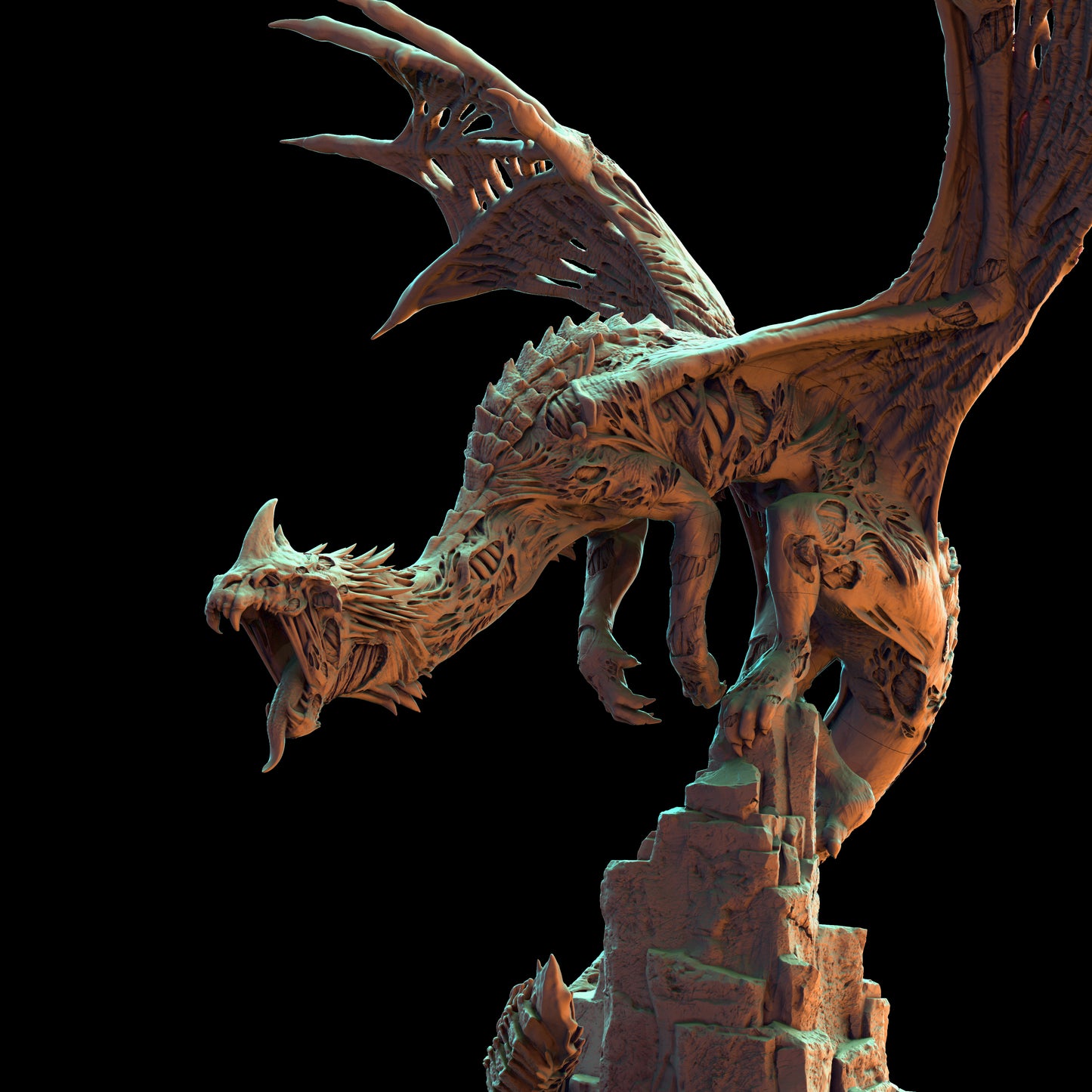 Undead Blue Dragon - Blue Giant Studios (World of Dragons 4)