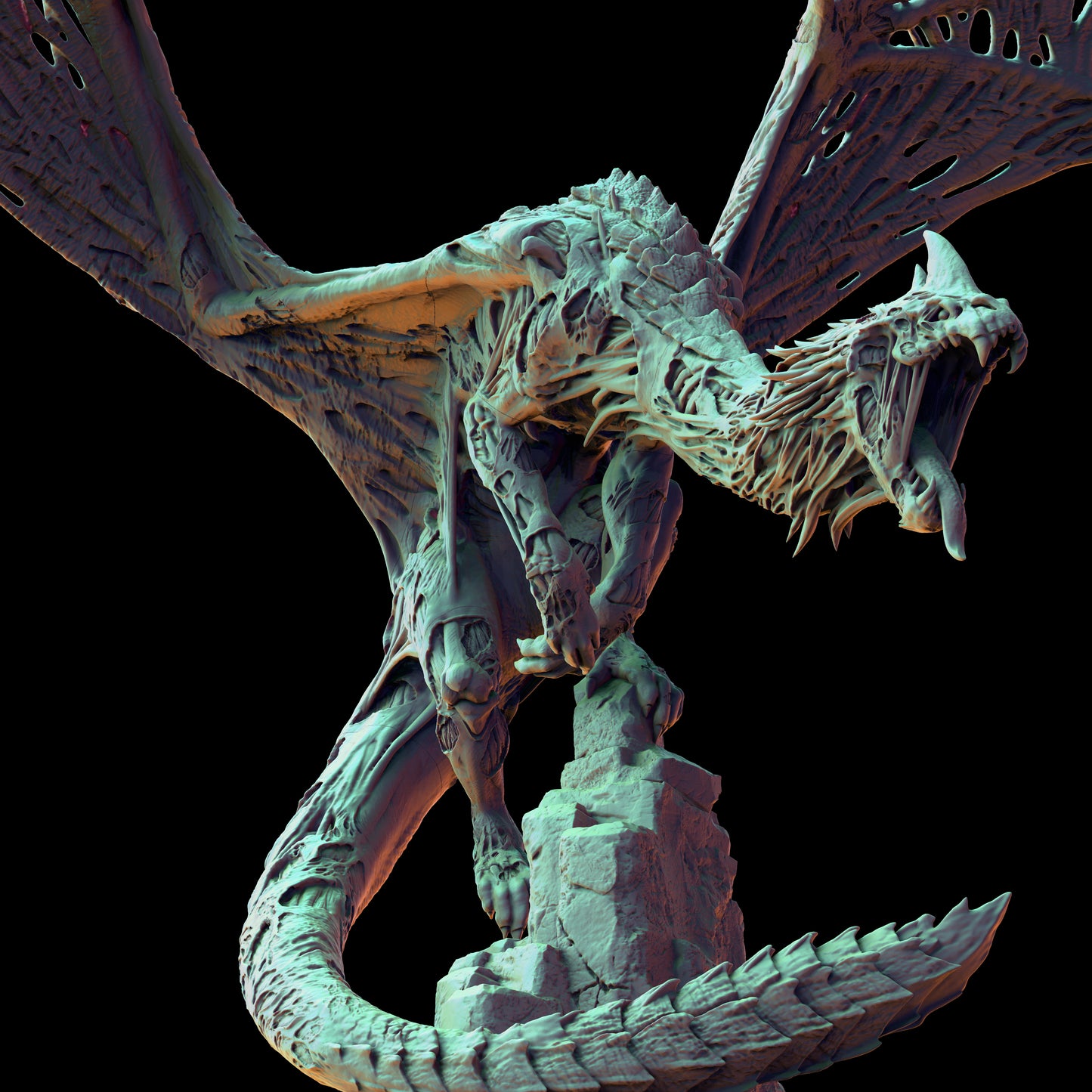 Undead Blue Dragon - Blue Giant Studios (World of Dragons 4)