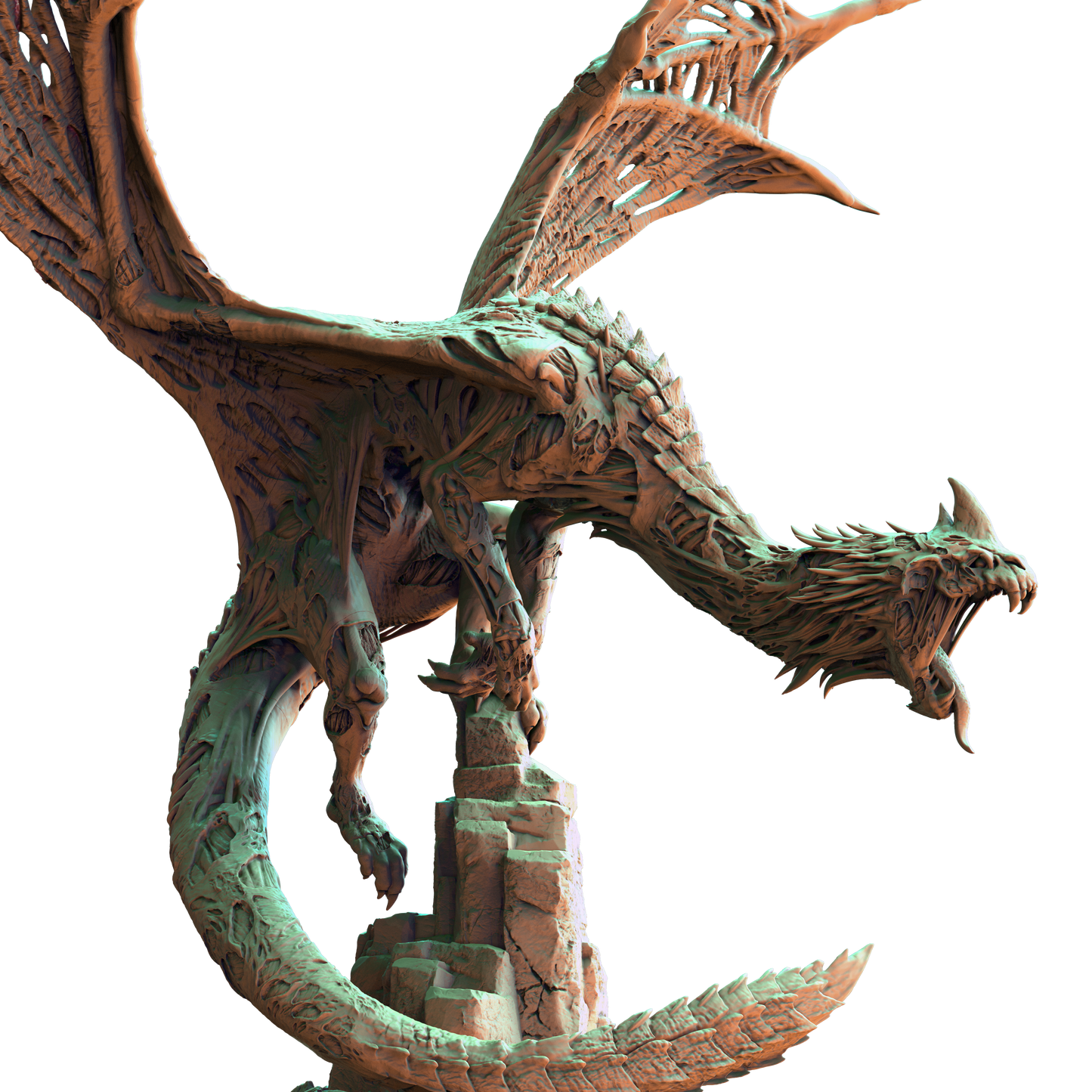 Undead Blue Dragon - Blue Giant Studios (World of Dragons 4)