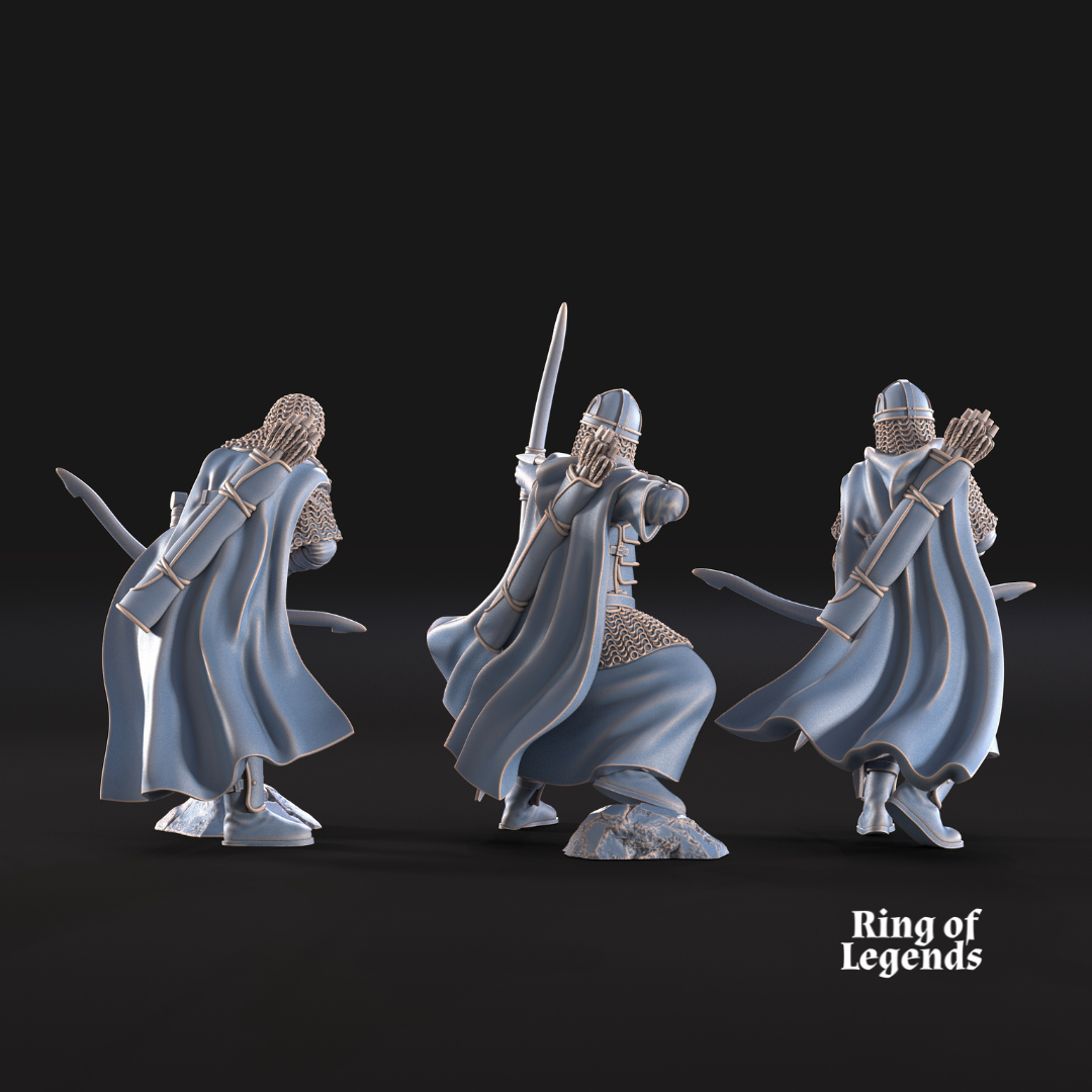 6x West Human Archers - West Humans - Davale Games