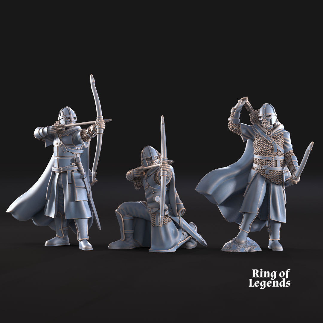 6x West Human Archers - West Humans - Davale Games