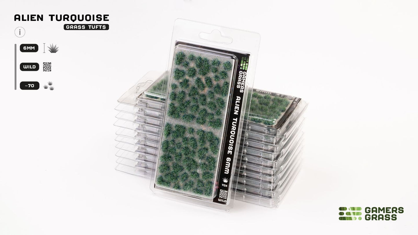 Alien Turquoise 6mm Wild - Alien Tufts - GamersGrass