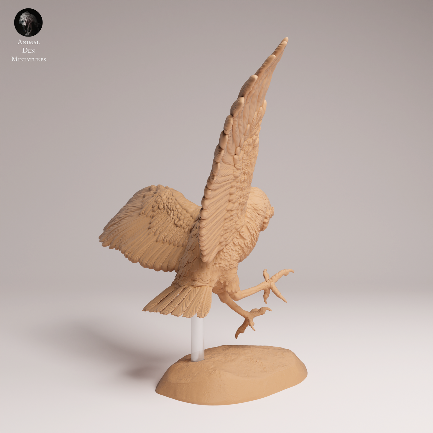 Burrowing Owl Fly - Animal Den Miniatures