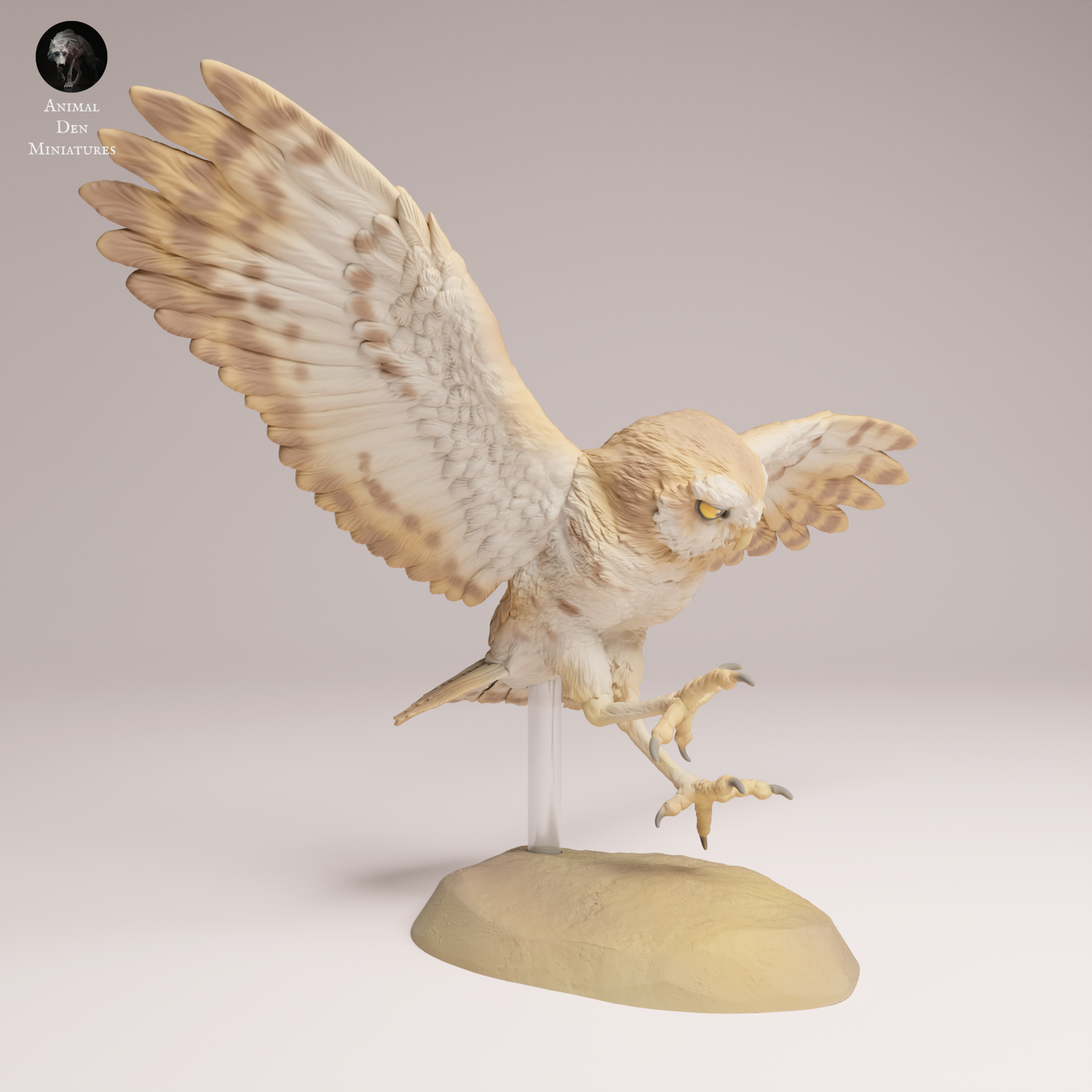 Burrowing Owl Fly - Animal Den Miniatures