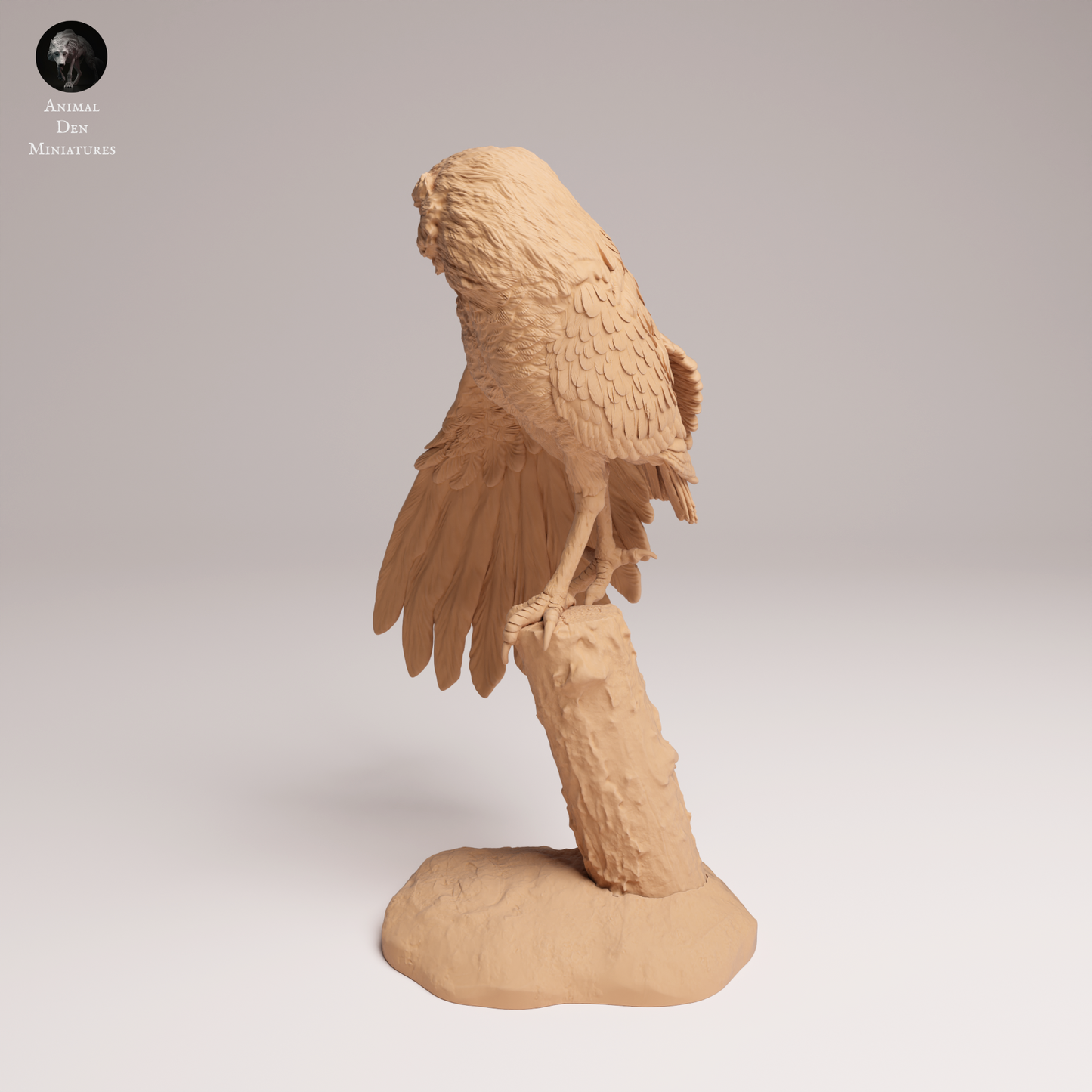 Burrowing Owl Stretch - Animal Den Miniatures