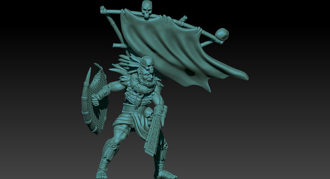 Far South Tribes Heroes on Foot and Mounted on Camel - KzK Minis