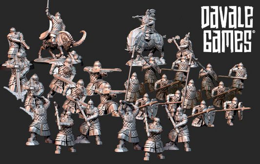 'Iron Company' - Silver Goat Dwarves Army Bundle - Davale Games