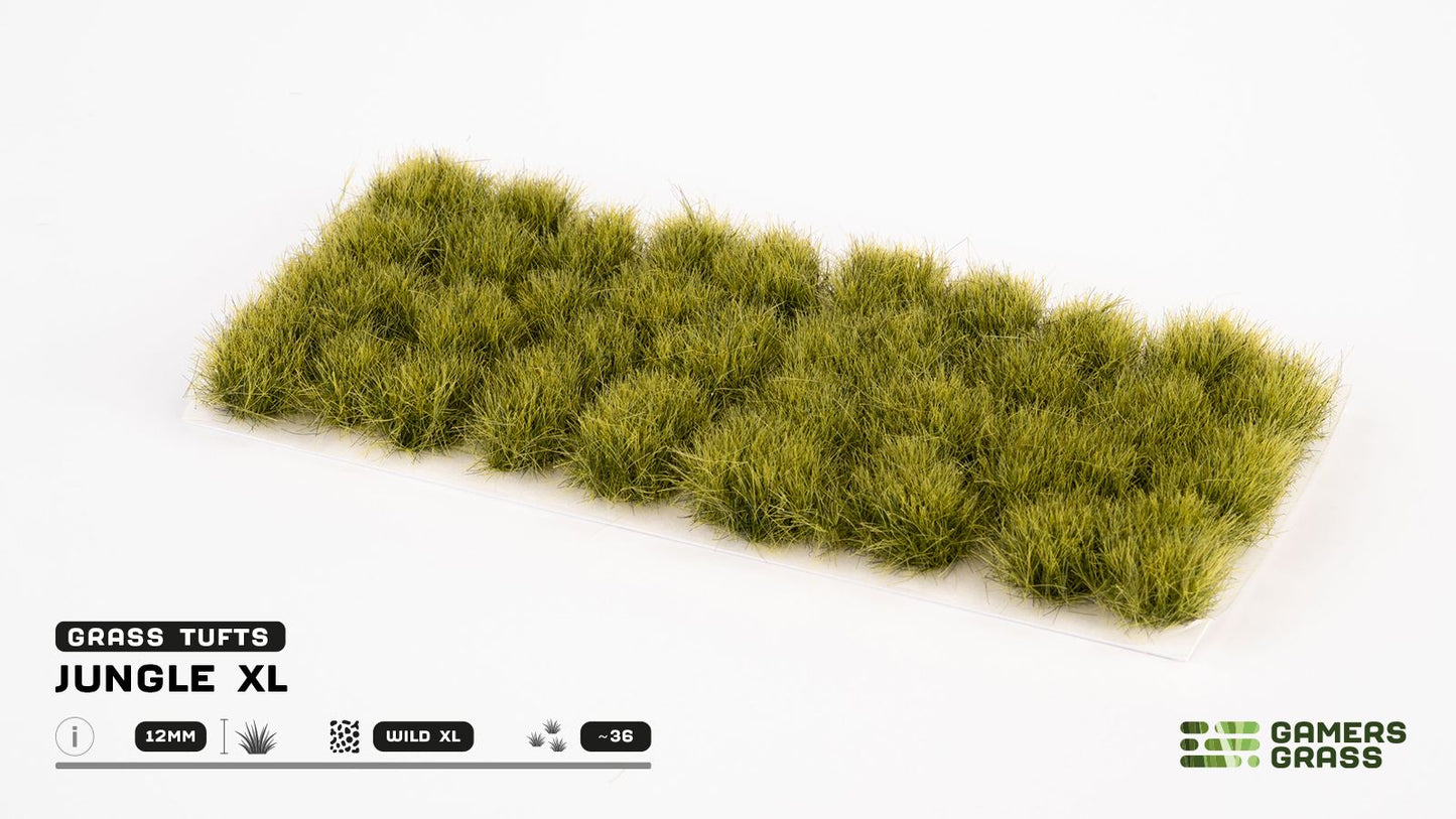 Jungle XL 12mm Wild - Grass Tufts - GamersGrass