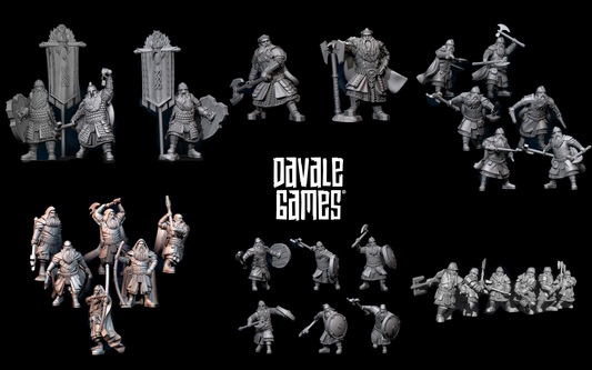 'Mountain Legion' - Kalak Dwarves Army Bundle - Davale Games