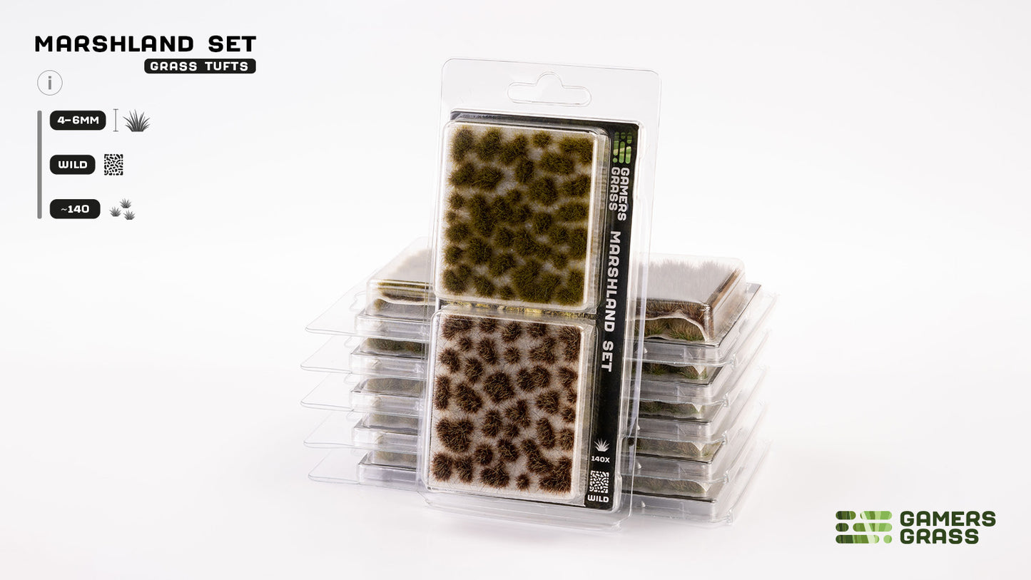 Marshland Set Wild - Grass Tufts - GamersGrass