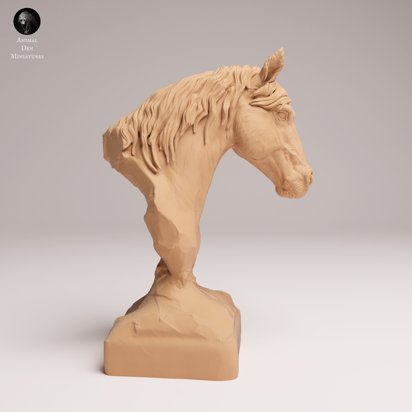 Mustang Bust - Animal Den Miniatures