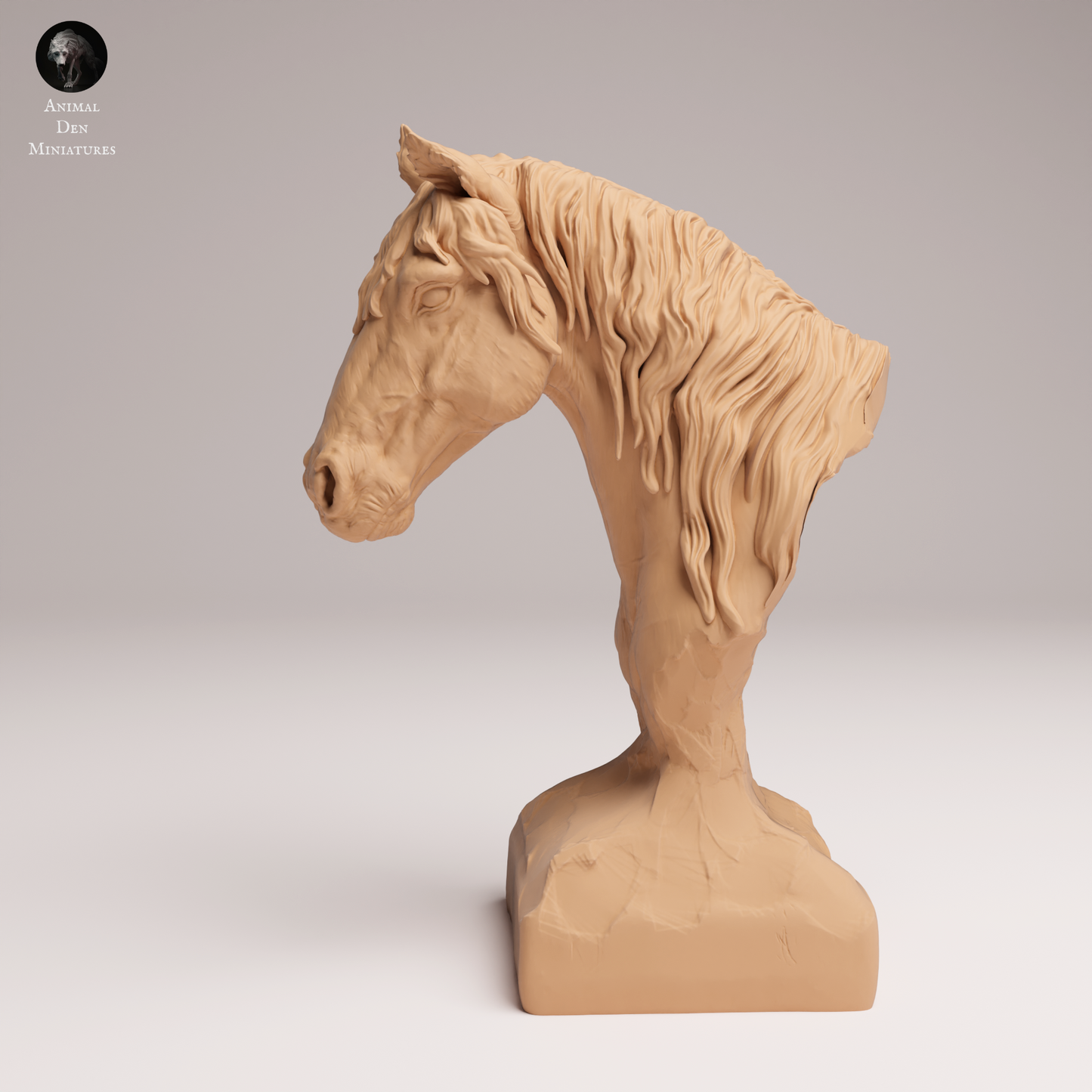 Mustang Bust - Animal Den Miniatures