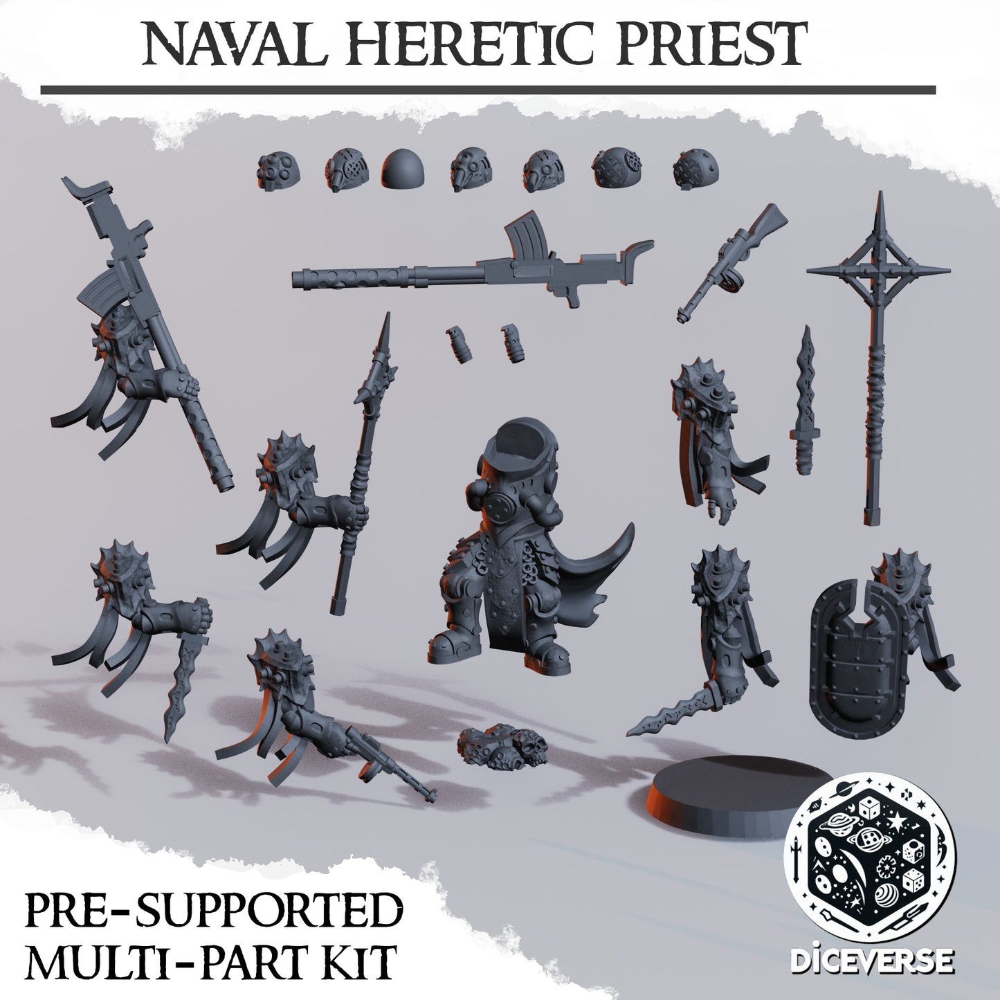 2x Naval Heretic Priest - Diceverse
