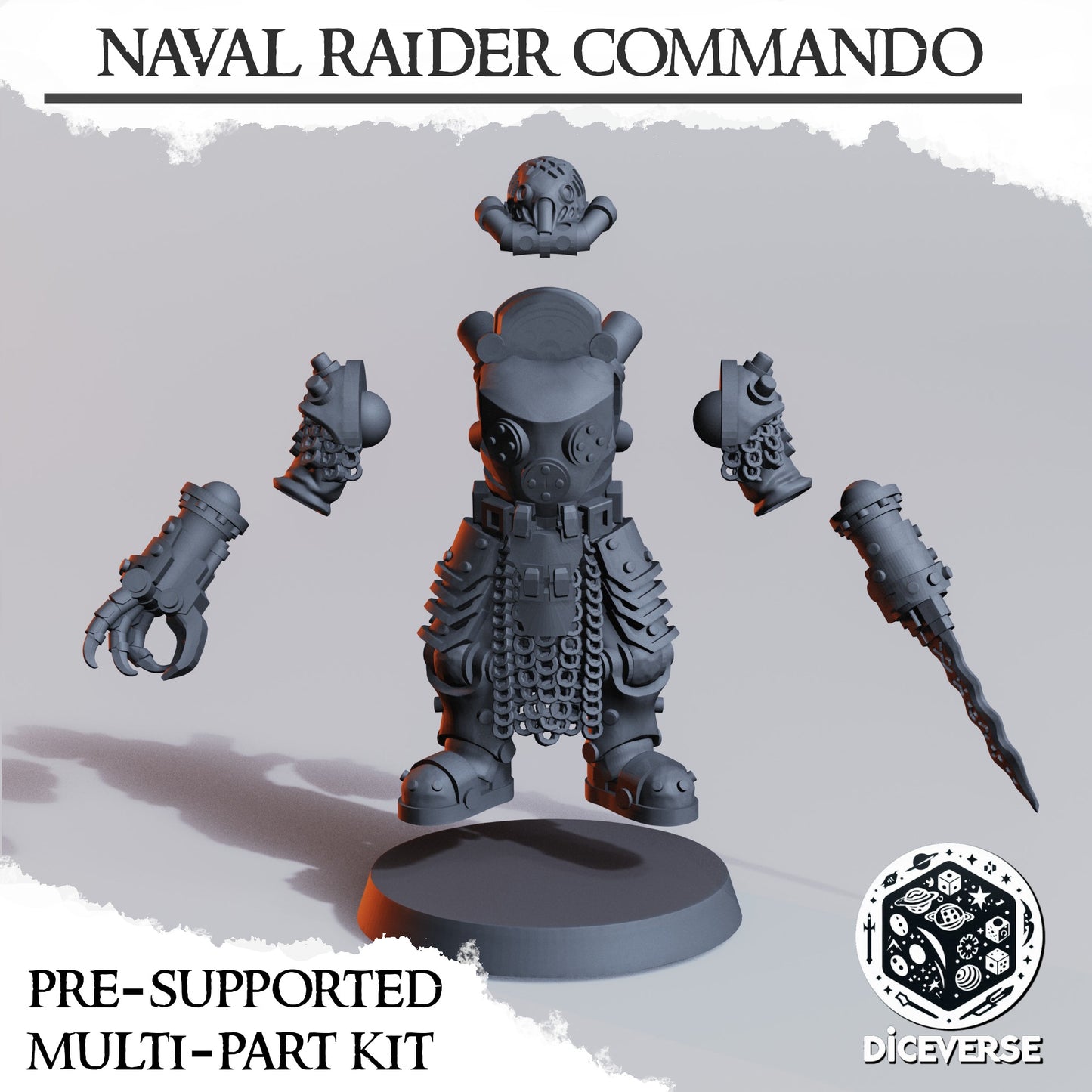 2x Heretic Naval Raider (Death) Commando - Diceverse
