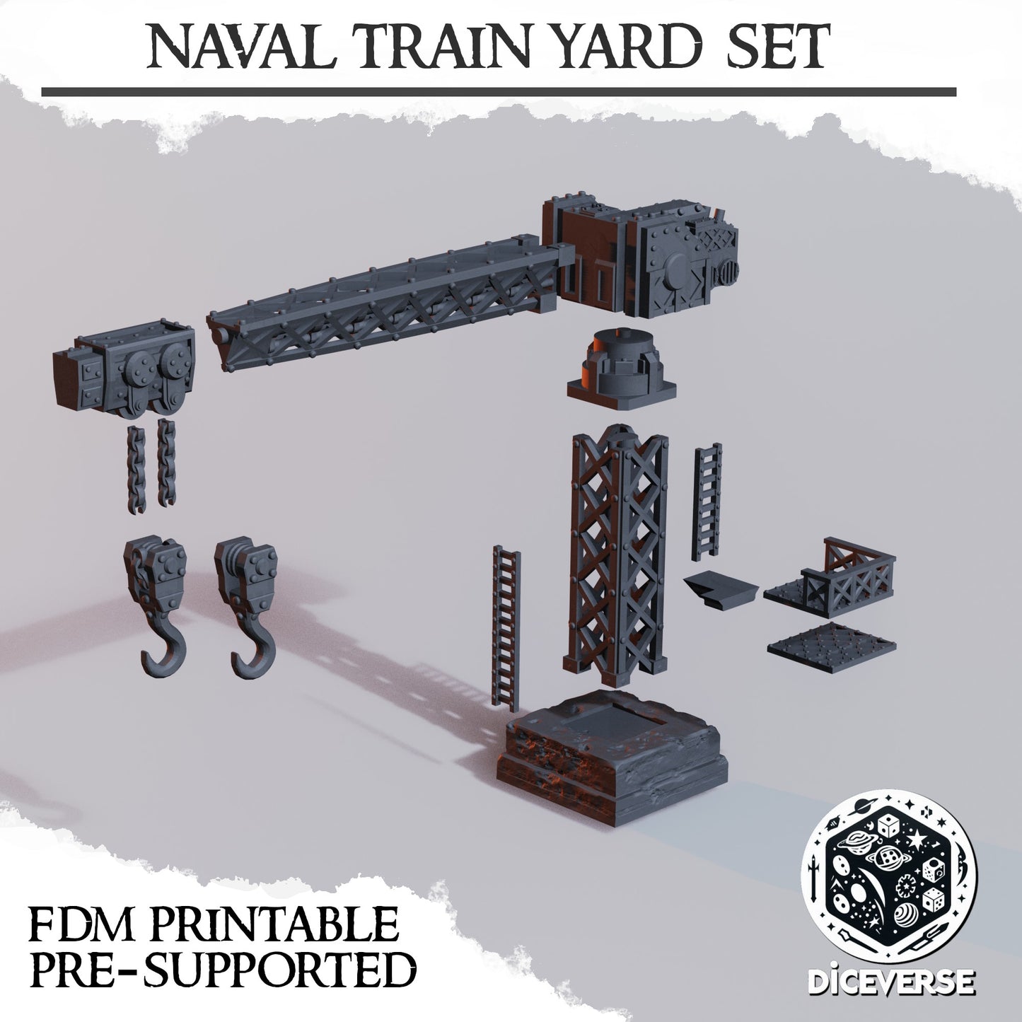Naval Train Yard Scenery - Diceverse