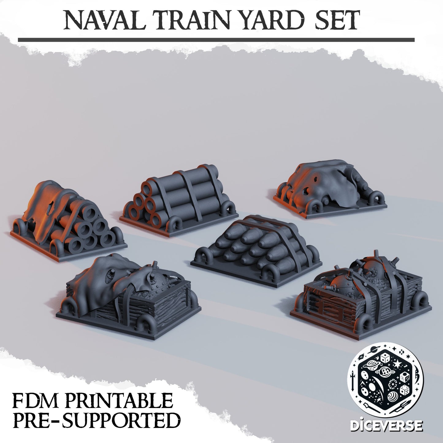 Naval Train Yard Scenery - Diceverse