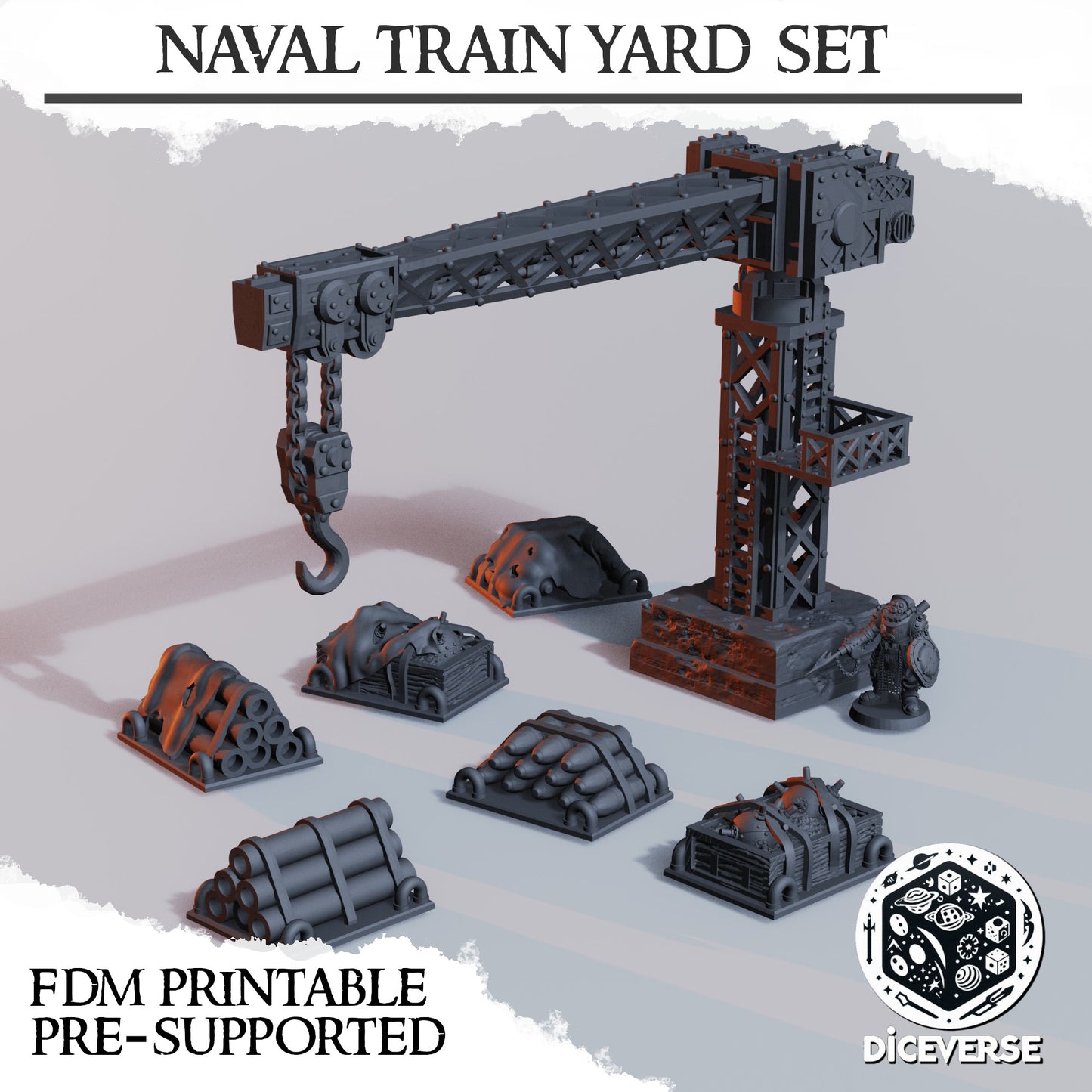 Naval Train Yard Scenery - Diceverse