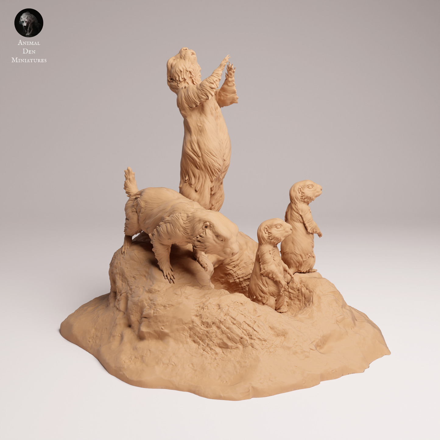 Prairie Dogs - Animal Den Miniatures