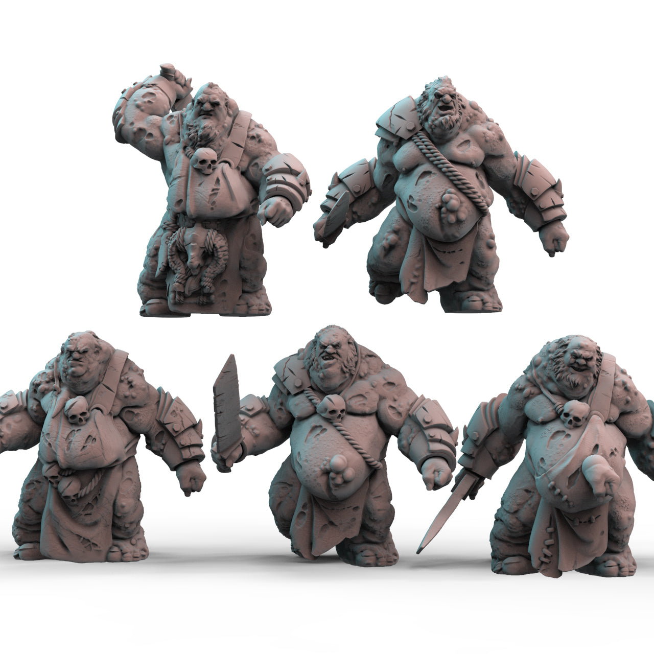 5x Plague Ogres - Blue Giant Studios (Plague)