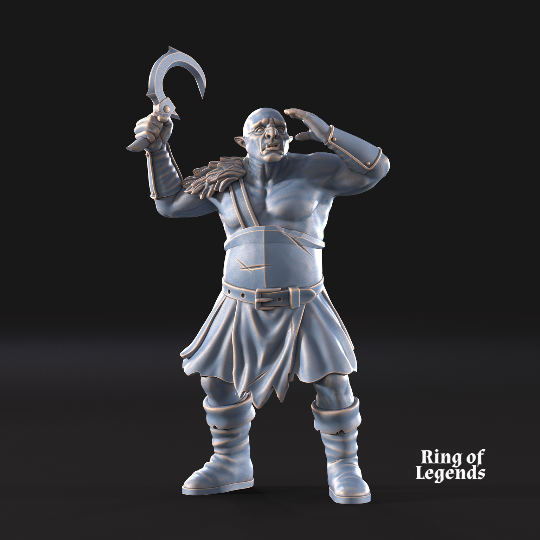 Shall & Krot. Orcs captains | Fellmount Reavers | Ring Of Legends - Davale Games