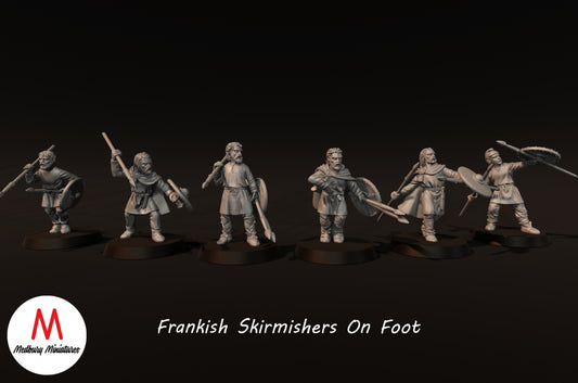 Frankish Skirmishers on Foot - Medbury Miniatures