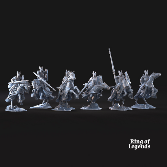 6x Swan Riders  | White Swan | Ring Of Legends - Davale Games