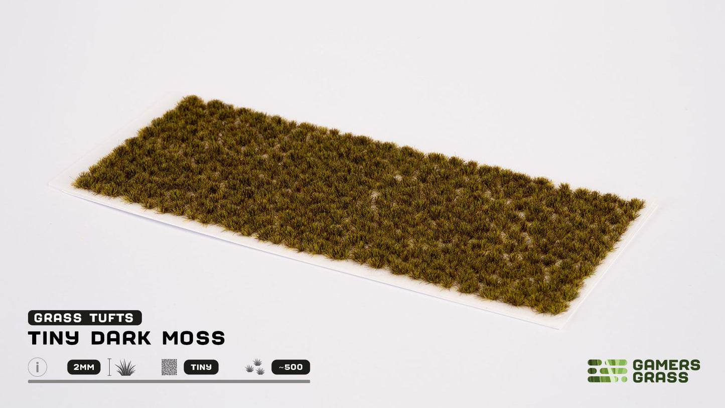 Tiny Dark Moss - Grass Tufts - GamersGrass
