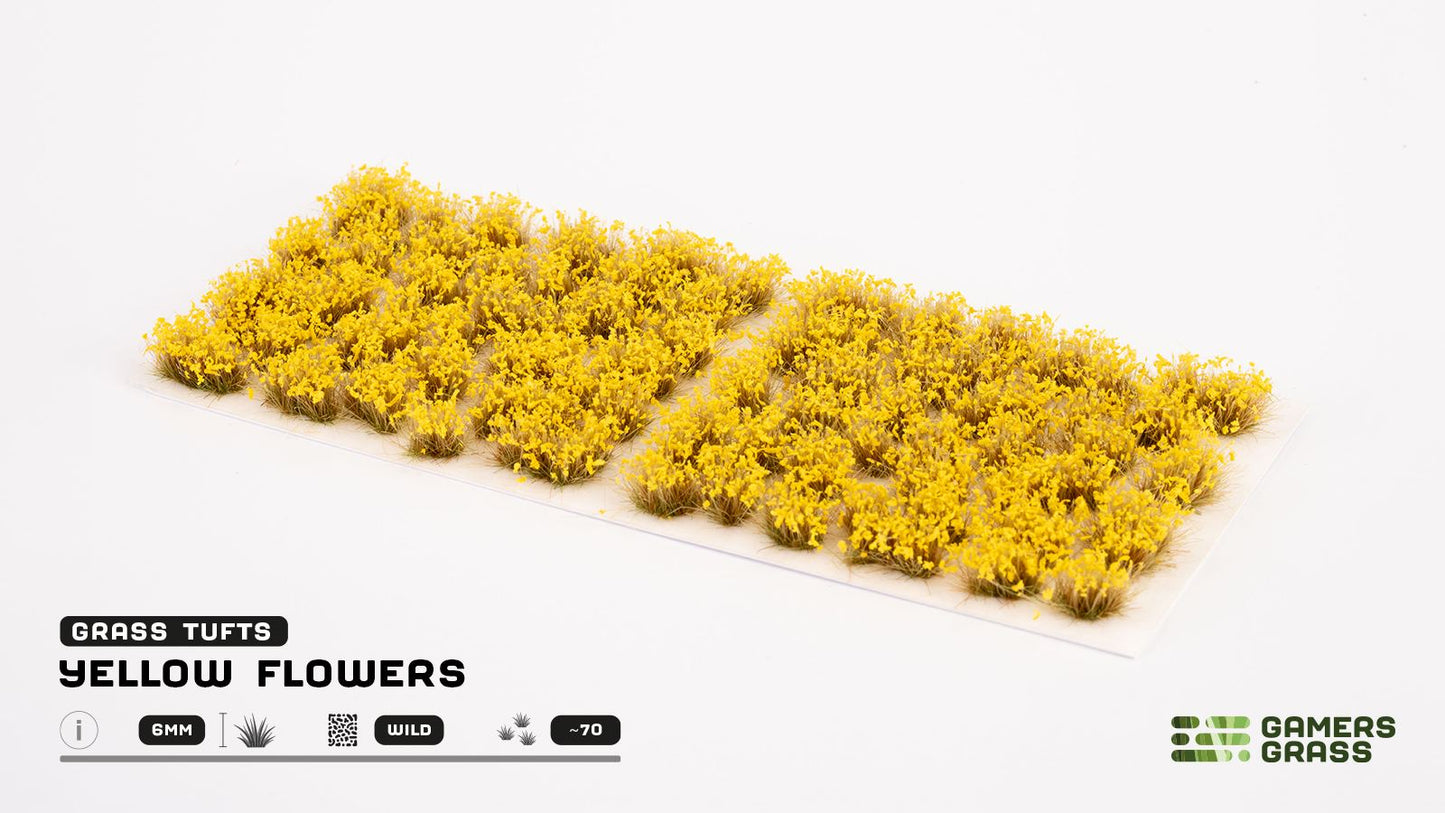 Yellow Flowers - Grass Tufts - GamersGrass