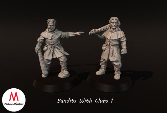 Banditen mit Keulen - Medbury Miniatures