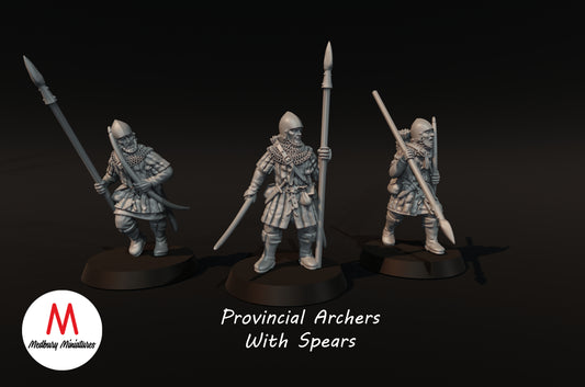Provincial Archers with Spears - Medbury Miniatures