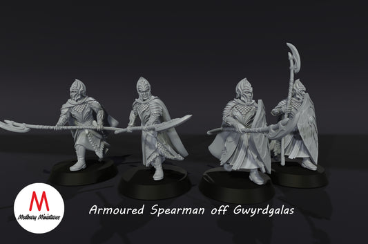 Gepanzerter Speerkämpfer vor Gwyrdgalas - Medbury Miniatures