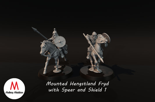 Hengstland Riders with Spears 1 - Medbury Miniatures