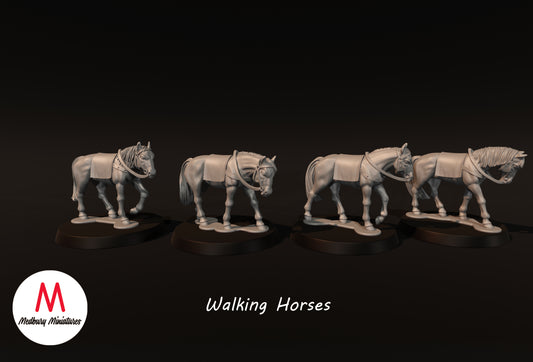 Walking Horses - Medbury Miniatures
