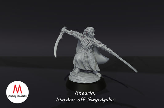 Aneurin, Wächter von Gwyrdgalas – Medbury Miniatures