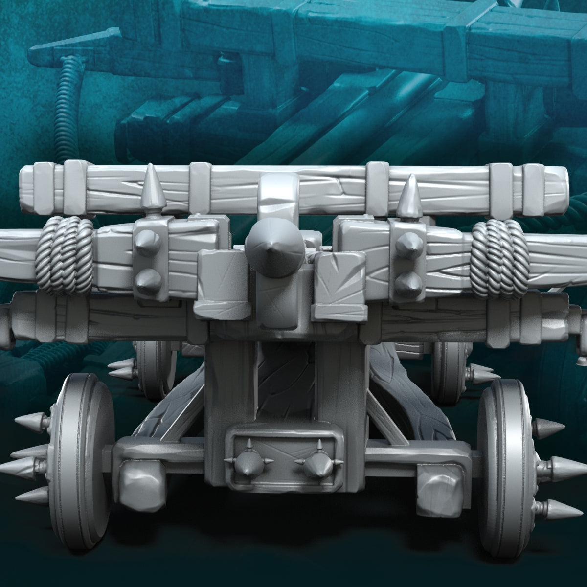 Baliste avec 3 orcs aux mains sanglantes - Davale Games Baliste