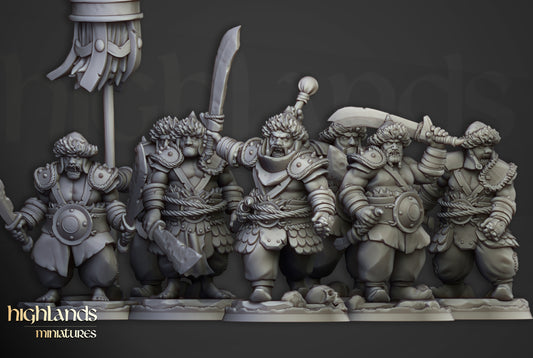 Guerriers Khazars - Miniatures des Highlands